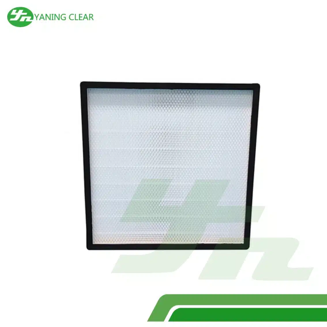 Mini Pleat HEPA Air Filter Galvanized Sheet Frame For Ventilation System (4) HEPA filter baja galvanis media mini-pleat sistem ventilasi