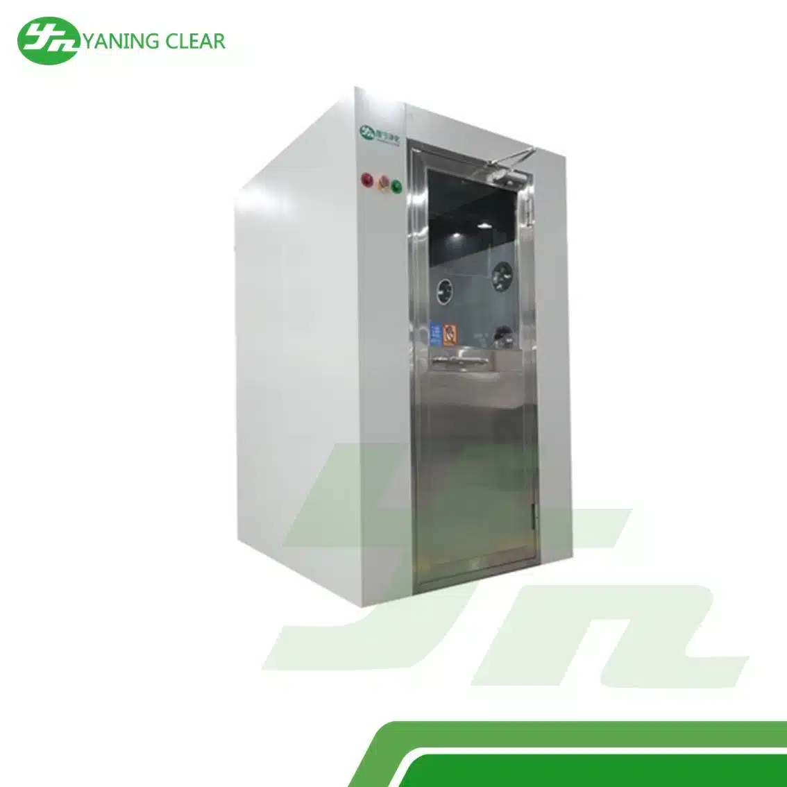 PLC SUS304 Door Air Shower Equipment 27mS Clean Room Booth (1)_result Air shower stainless steel SUS304 kendali PLC kecepatan 27 m/detik untuk ruang bersih