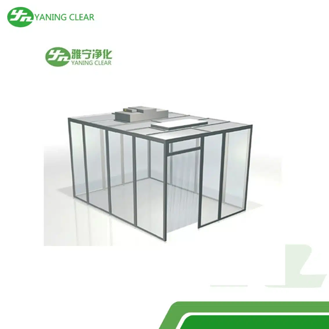 PVC Strips Curtain Wall Clean Room Booth 254024902720mm Design 40W LED3