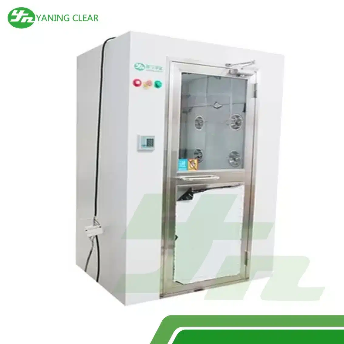 Powder Coating 1.1KW Cleanroom Air Shower Steel Frame (2)