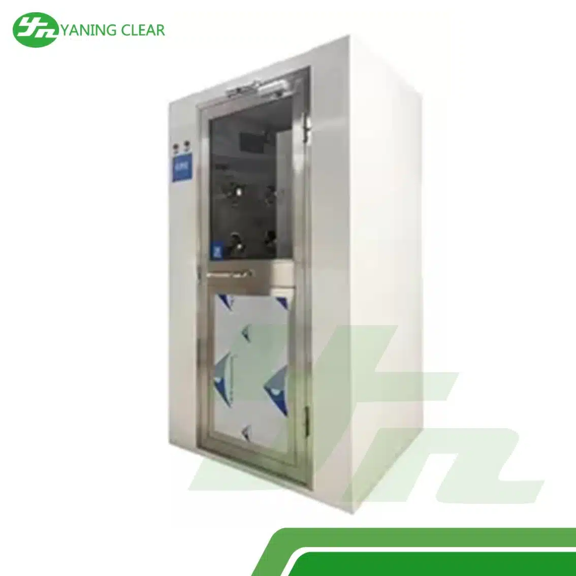Powder Coating Cleanroom Air Shower Unit For Double Persons Double Blows (3) Air shower baja powder coating untuk ruang bersih