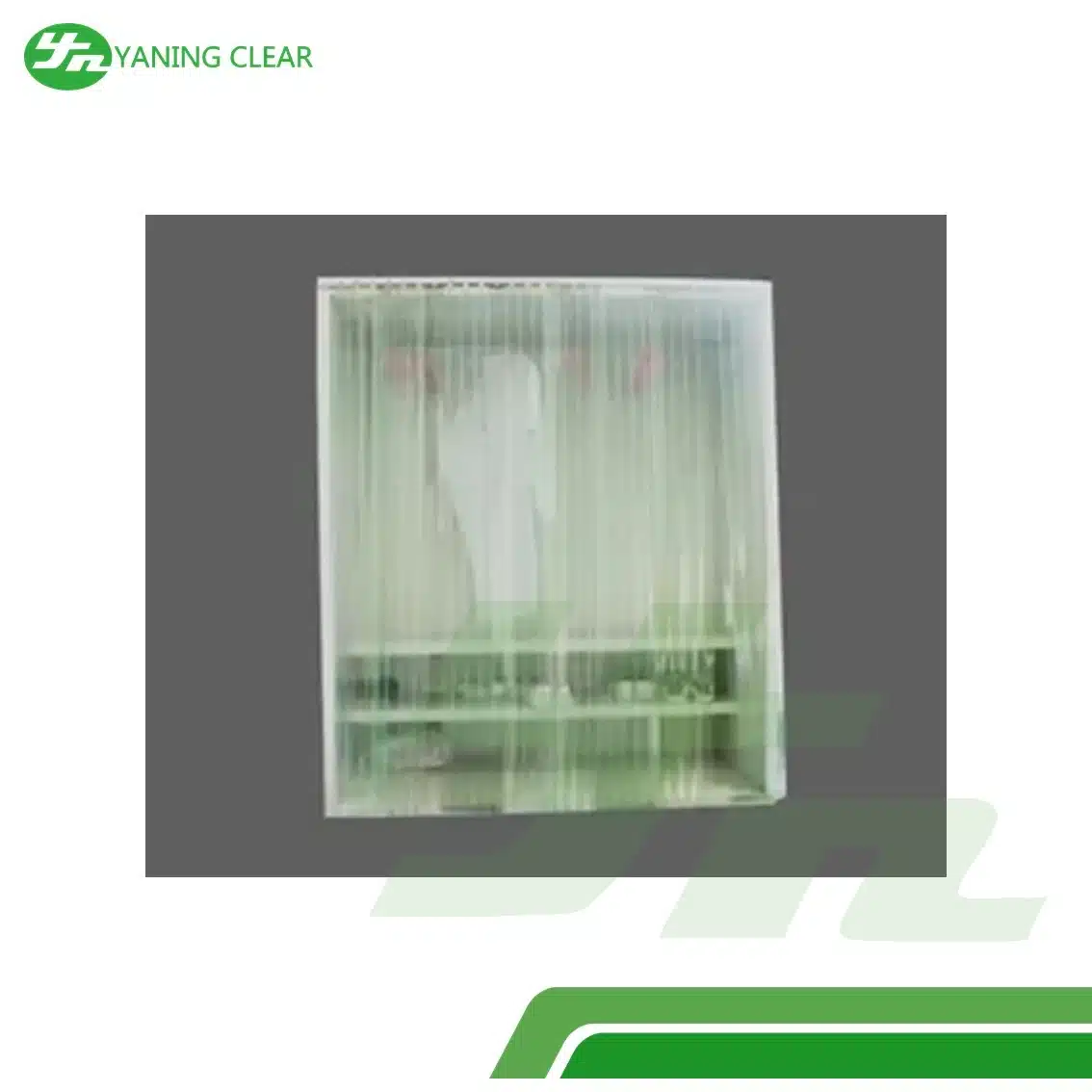 Powder Coating Cleanroom Garment Storage Closet (3) Lemari penyimpanan pakaian cleanroom baja powder coating
