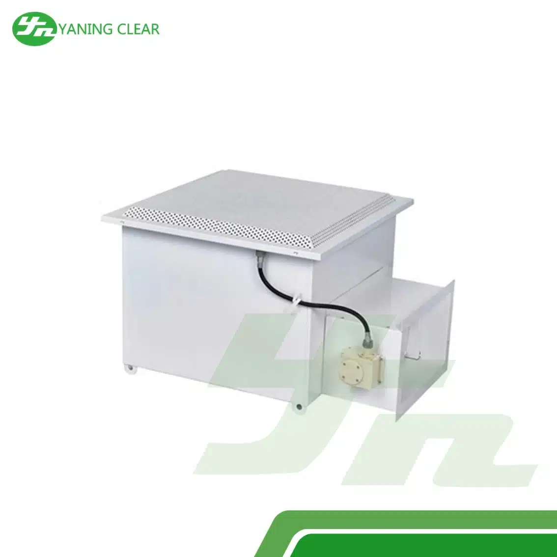 Powder Coating HEPA Laminar Flow Diffuser , Hepa Air Filter Box With Air Valve (2) Laminar air flow baja powder coating untuk ruang bersih
