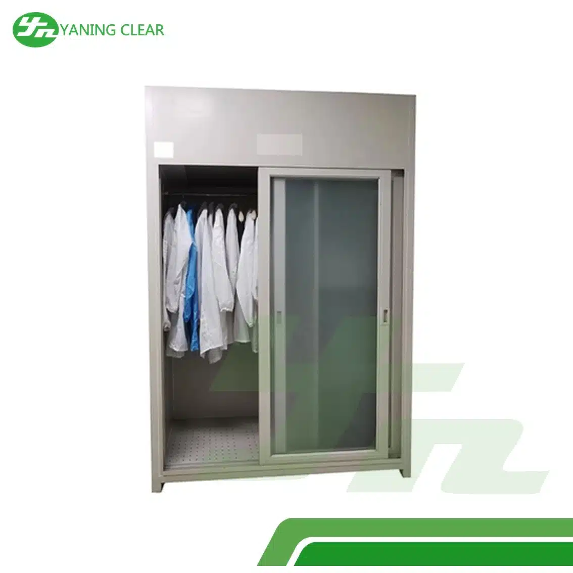 Powder Coating Steel Laminar Air Flow Garment Storage Cabinet Cleanroom Wardrobe (3)