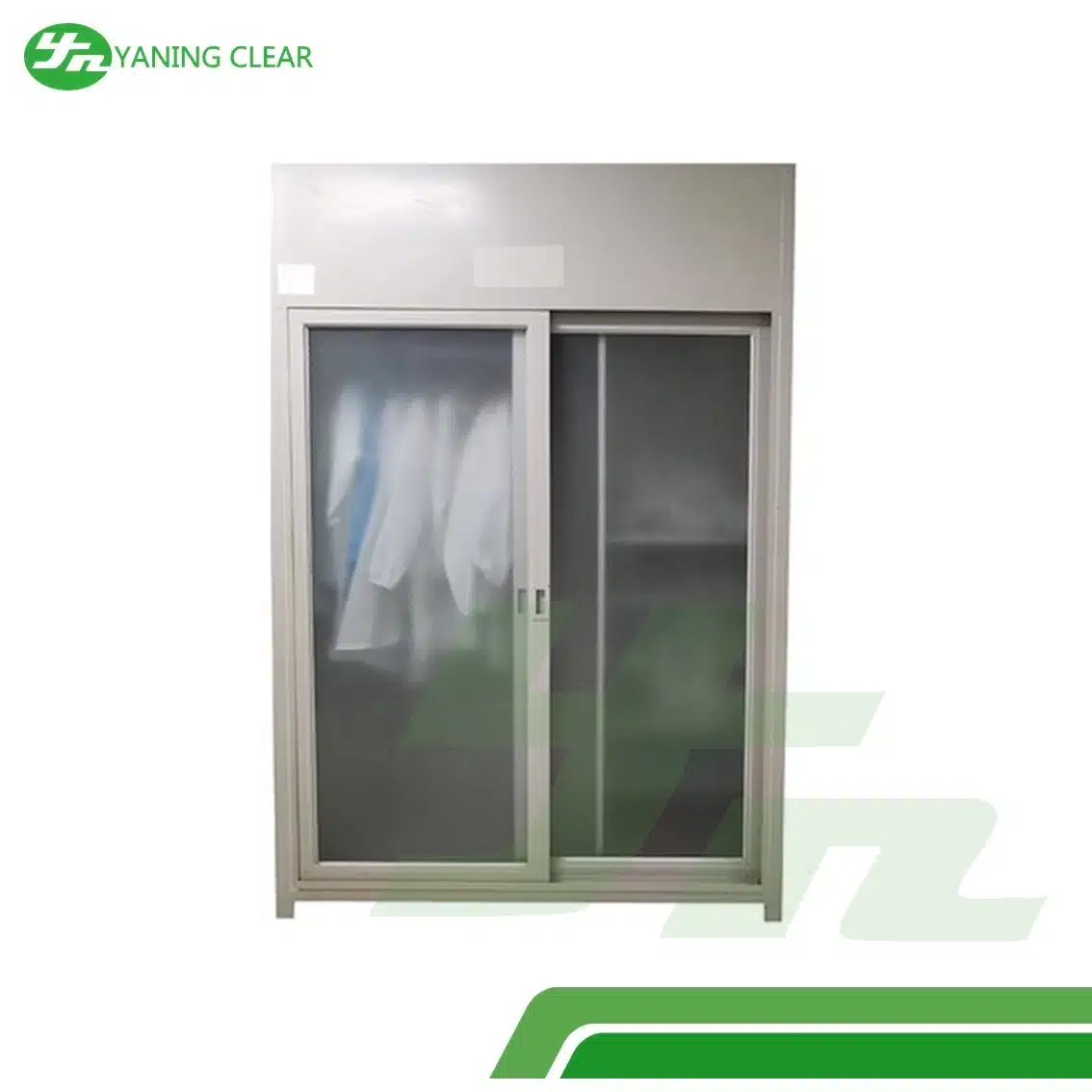 Powder Coating Steel Laminar Air Flow Garment Storage Cabinet Cleanroom Wardrobe (4)