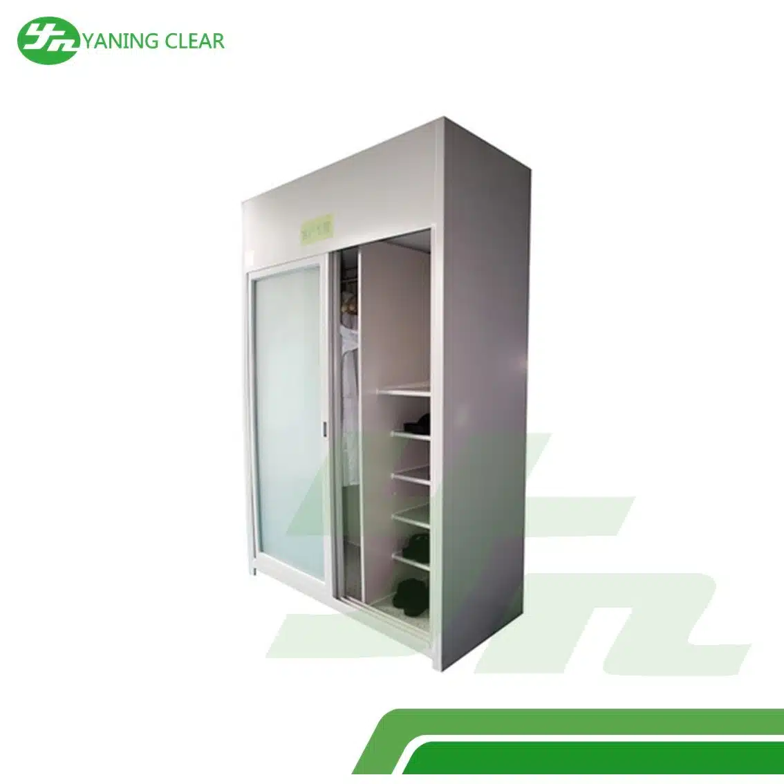 Powder Coating Steel Laminar Air Flow Garment Storage Cabinet Cleanroom Wardrobe (5)