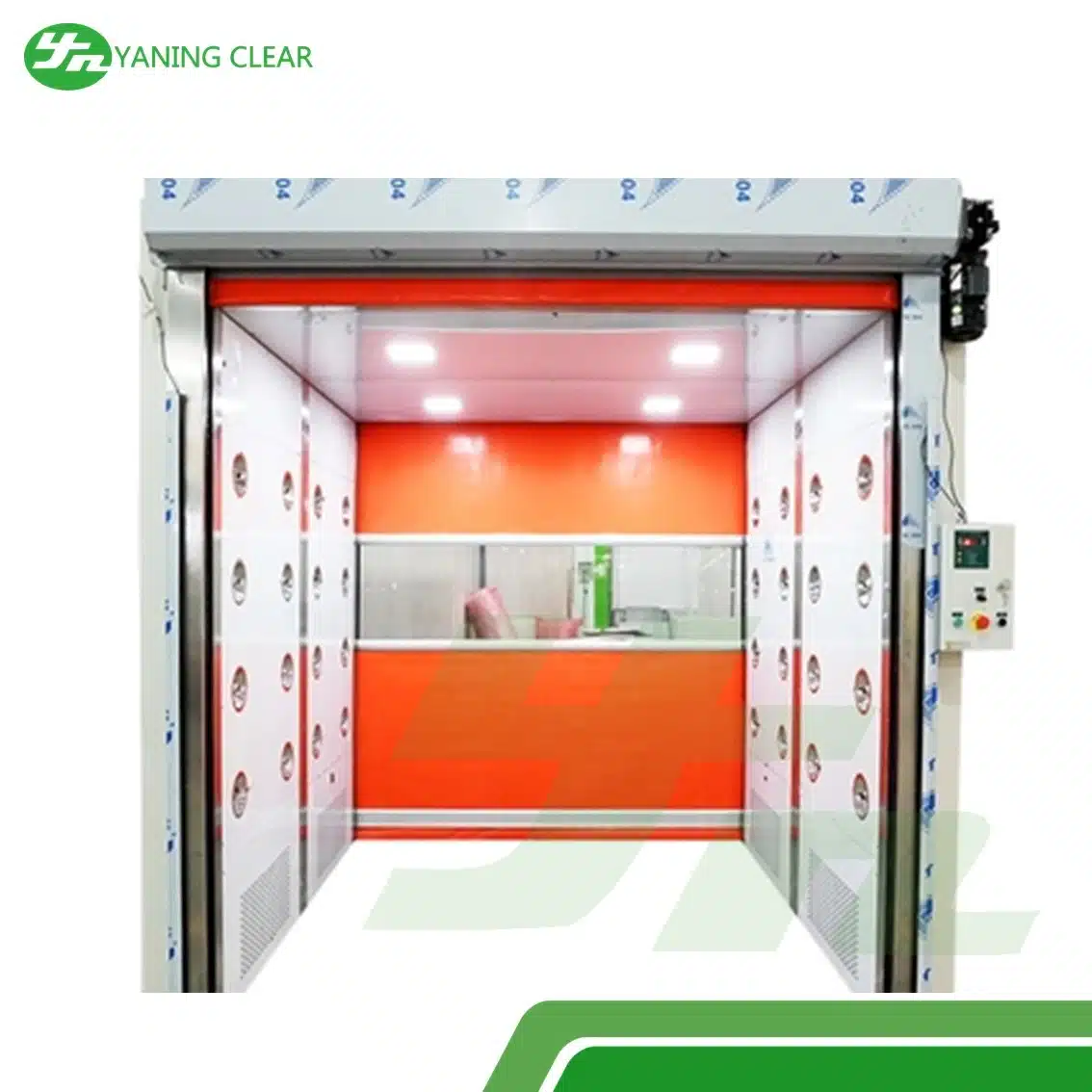 Rolling Door Cargo Air Shower Room Pass Thru Box For Clean Room Accessories (8)