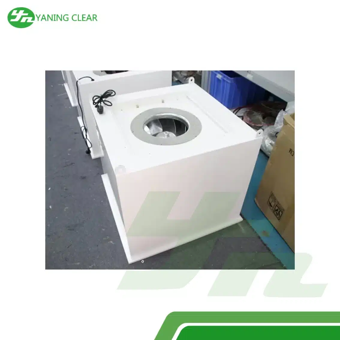 Round Duct 250mm Clean Room Hepa Filter Box H12 Disposable (3)