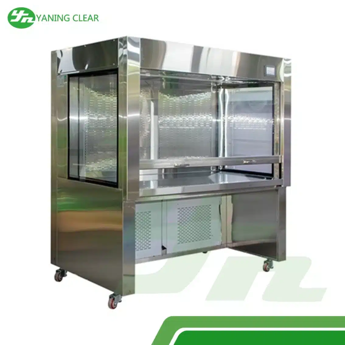 SUS 304 Horizontal Laminar Flow Hood Clean Bench 99.995% Filter Efficiency for Food Beverage (8) Clean bench laminar stainless steel SUS304 aliran horizontal efisiensi 99,995% untuk industri makanan