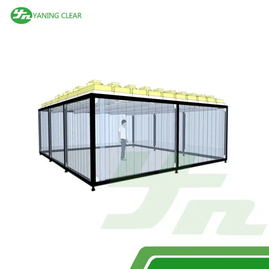 SUS304 Class 1000 Pharmacy Clean Room Modular Construction Convenient Movement (6)_result