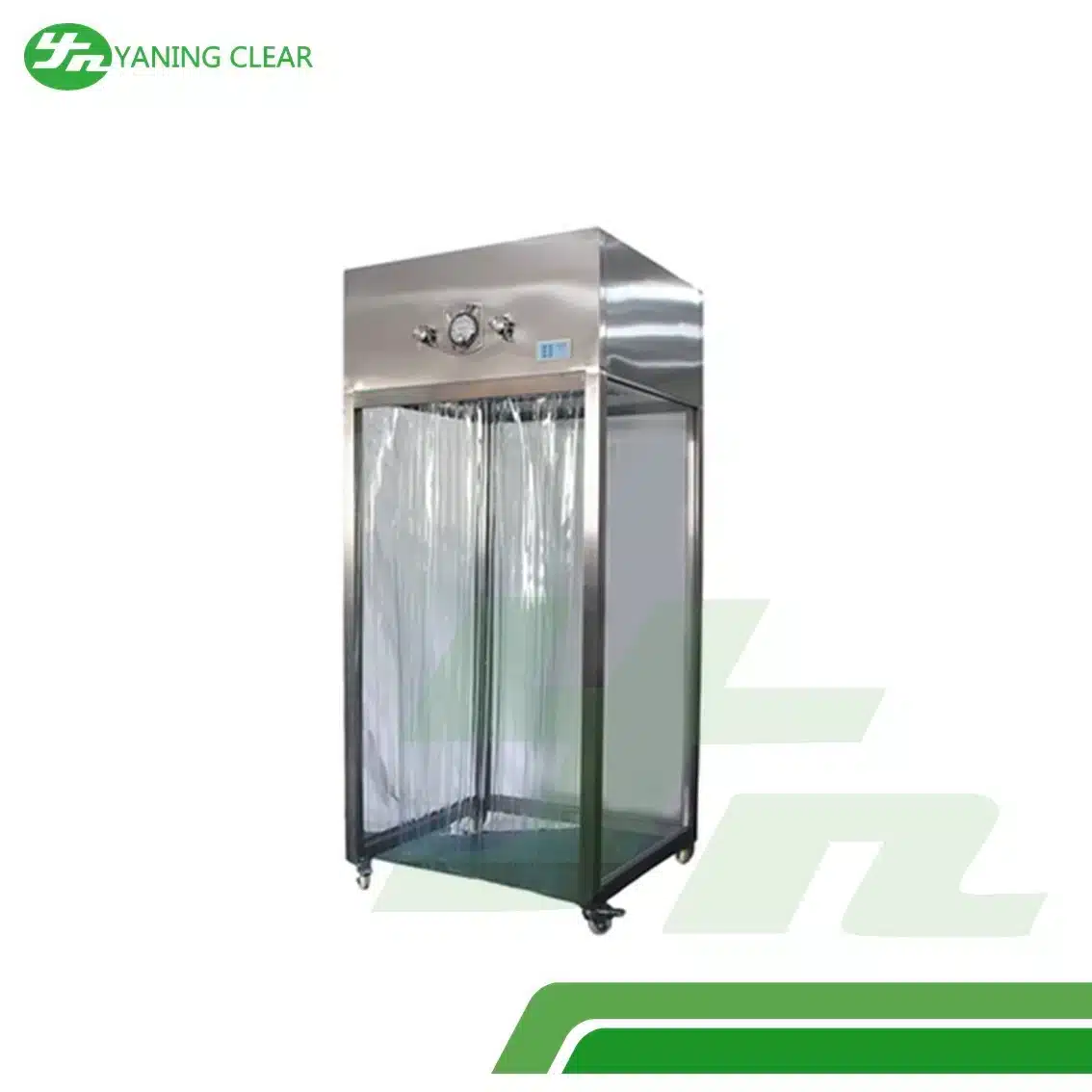 SUS304 Clean Room Booth Weighing Sampling GMP Powder Coated For Lab (5)