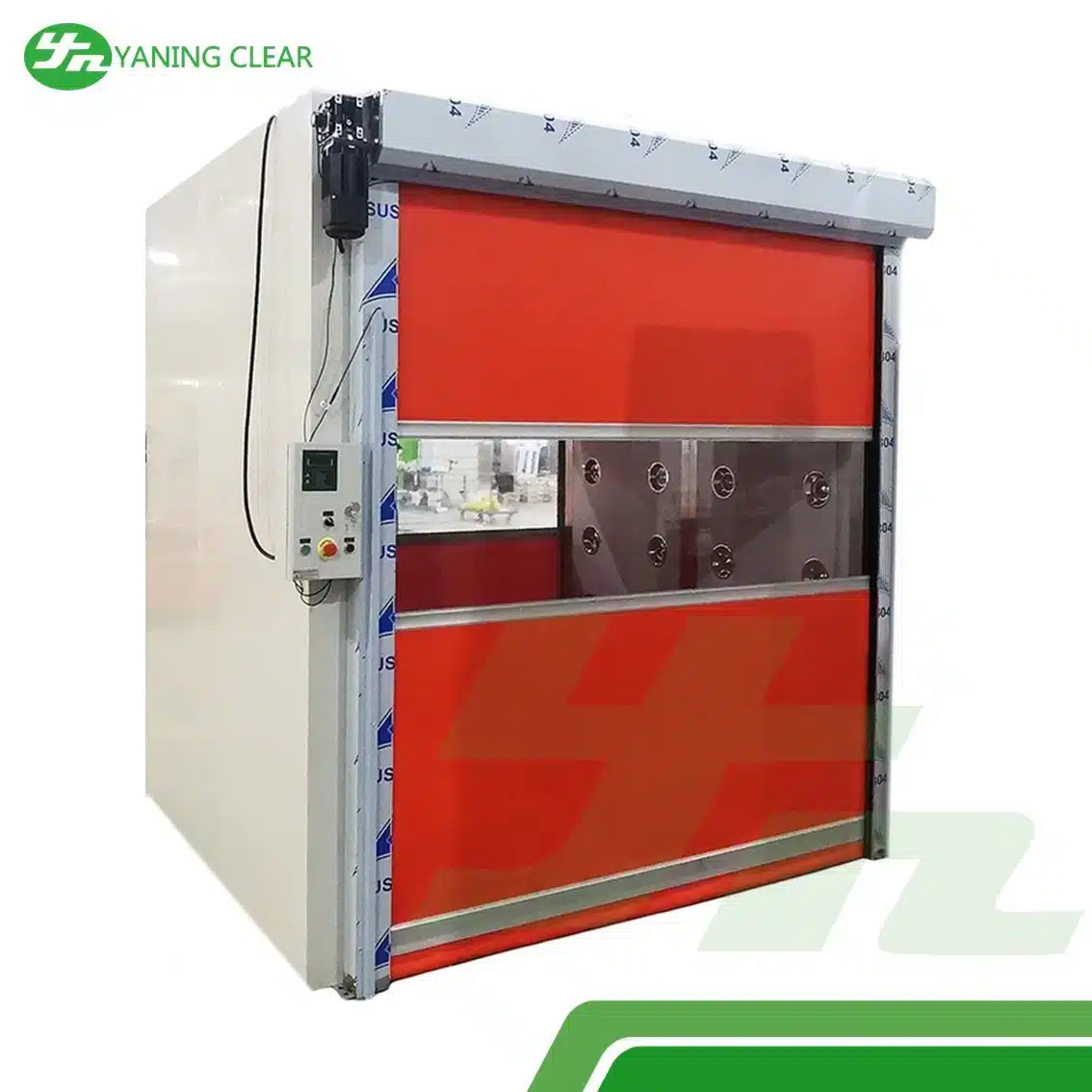 Slide2_result Air shower stainless steel SUS304 berkunci interlock standar GMP untuk ruang bersih