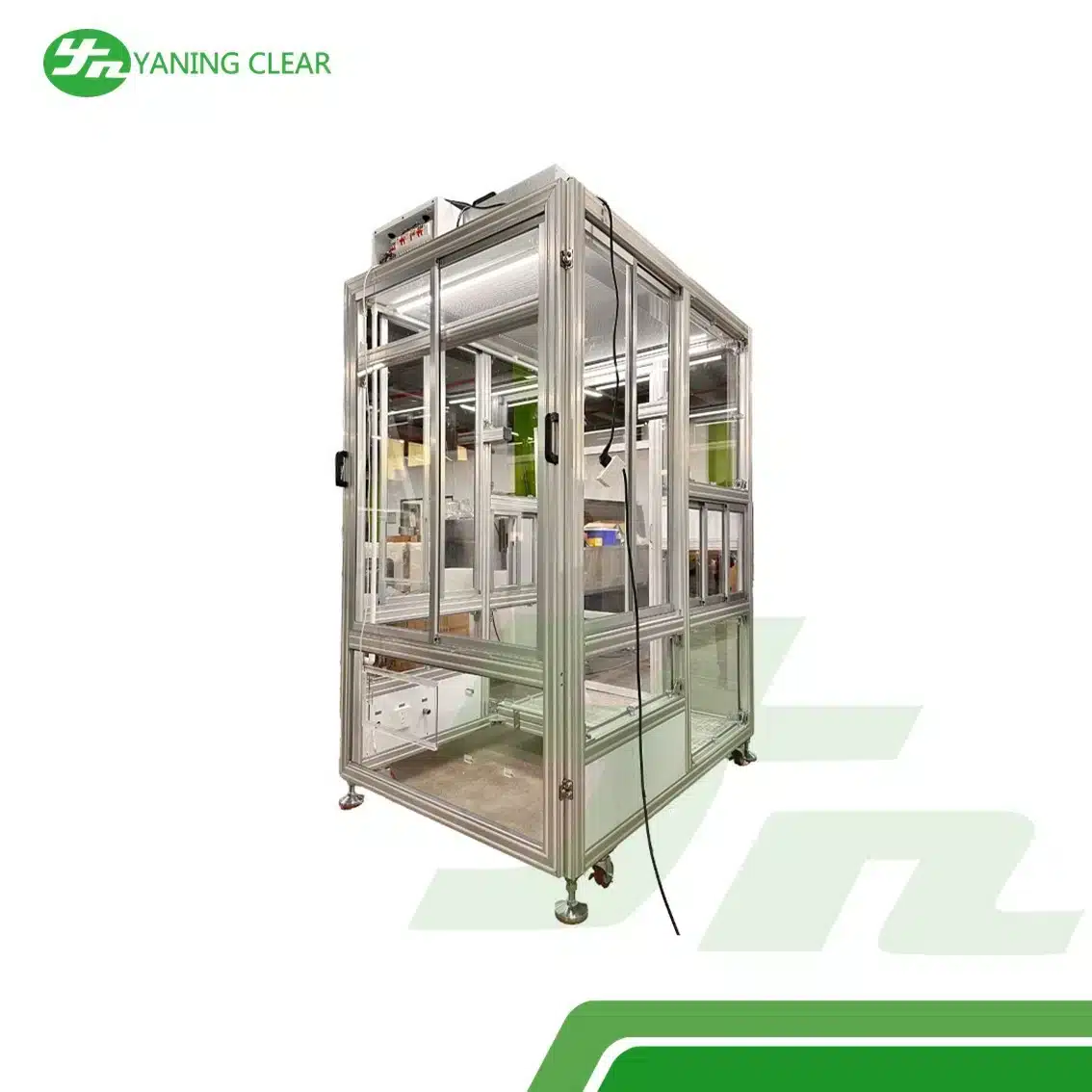 Stainless Steel 304 Class 100000 FFU Clean Room Booth With Air Shower (6)_result
