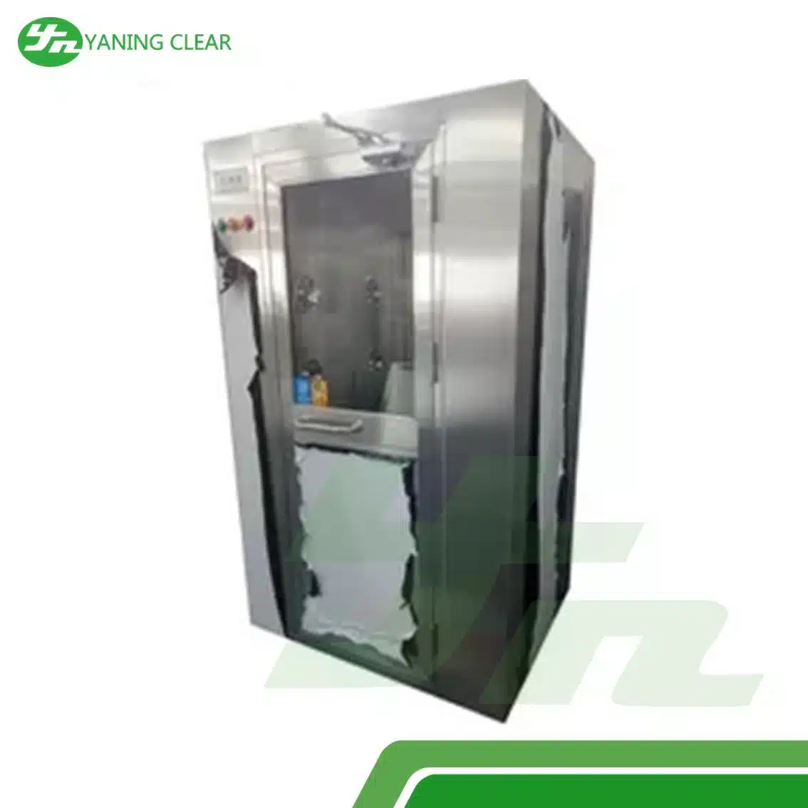 Stainless Steel Air Shower Clean Room Equipment 62dB Noise For Class 100 Clean Room (2) Air shower stainless steel kelas kebersihan 100 kebisingan 62 dB untuk ruang bersih