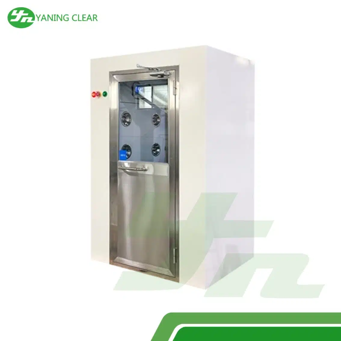 Stainless Steel Clean Room Air Shower Box With 2.2KW Power and 24 Nozzles Interlocked System Design (1)