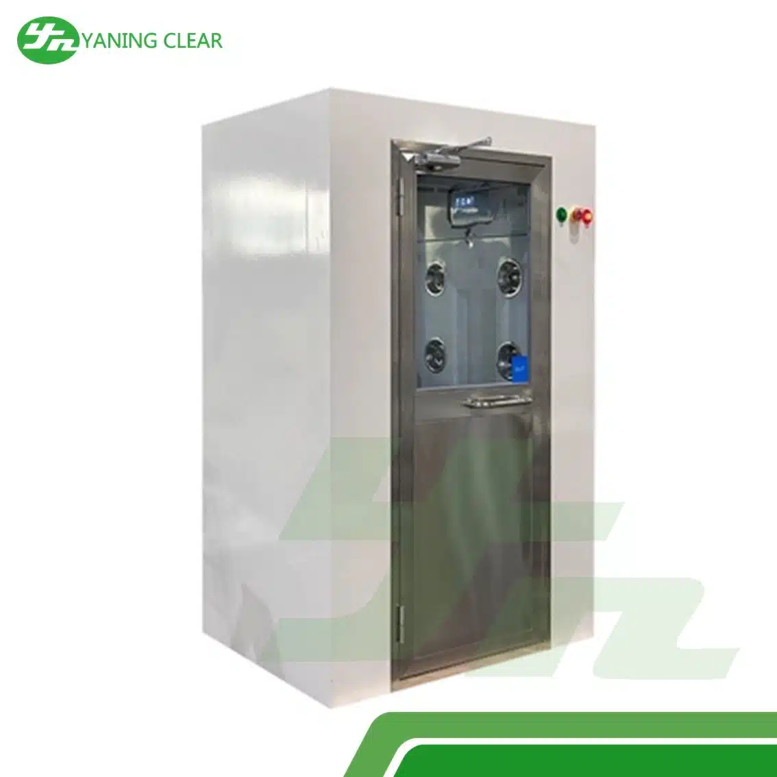 Stainless Steel Clean Room Air Shower Box With 2.2KW Power and 24 Nozzles Interlocked System Design (6)