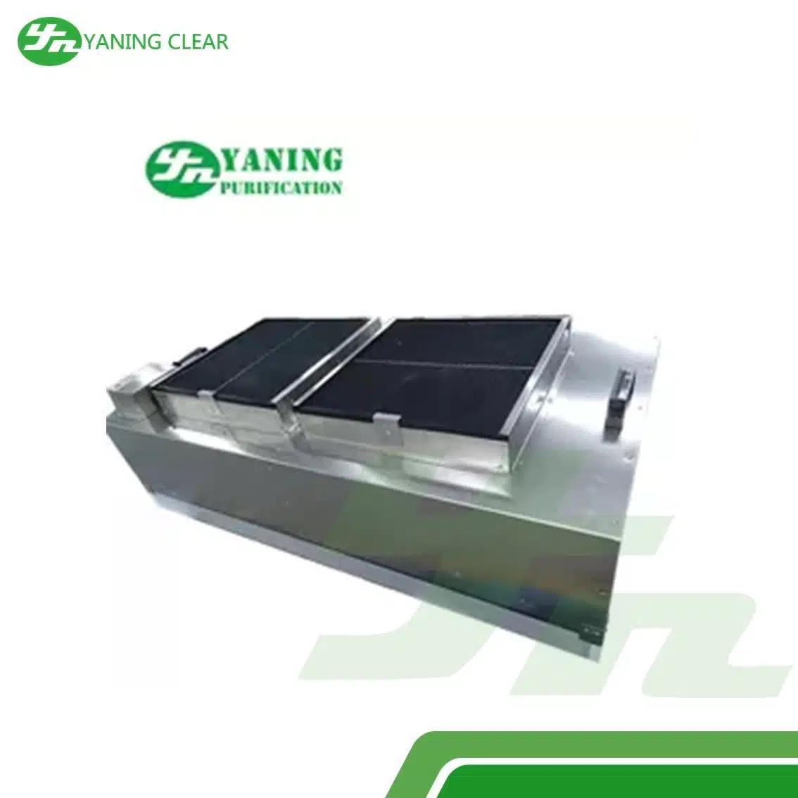 Stainless Steel Cleanroom Ffu , Ceiling Mounted Hepa Filter Unit With Double Fan (1)