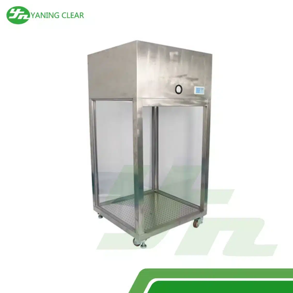 Toughened Glass Walls Laminar Air Flow System , Raw Material Sampling Booth 0 (1)