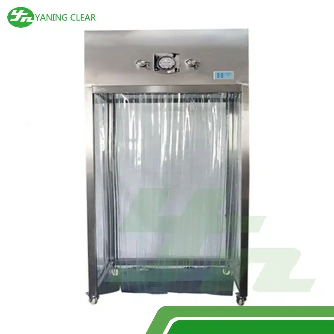 Toughened Glass Walls Laminar Air Flow System , Raw Material Sampling Booth 0 (2)