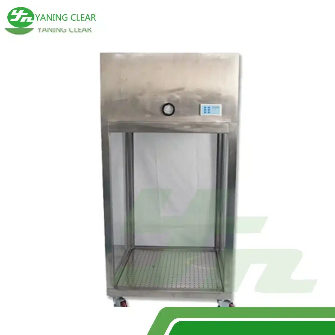 Toughened Glass Walls Laminar Air Flow System , Raw Material Sampling Booth 0 (5)