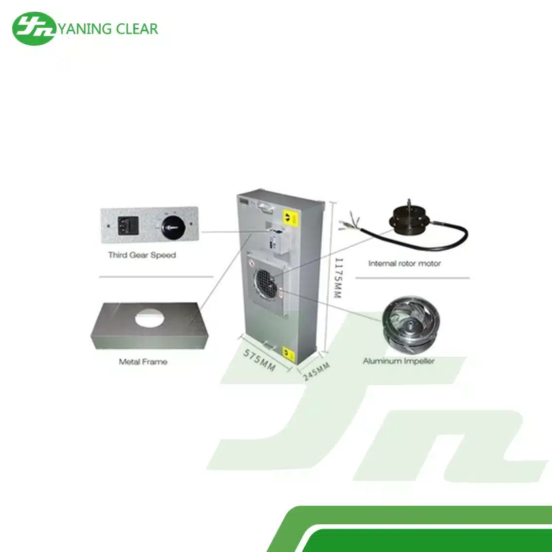 Variable Speed Ffu Filter Fan Unit H14 Laminar Flow Hood Hepa (4)_result Laminar air flow hood filter H14 untuk ruang bersih