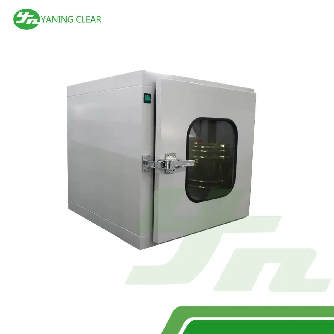 YANING Active Interlock Sterilization Lamp Cleanroom Pass Box (4) Pass box berkunci interlock untuk ruang bersih