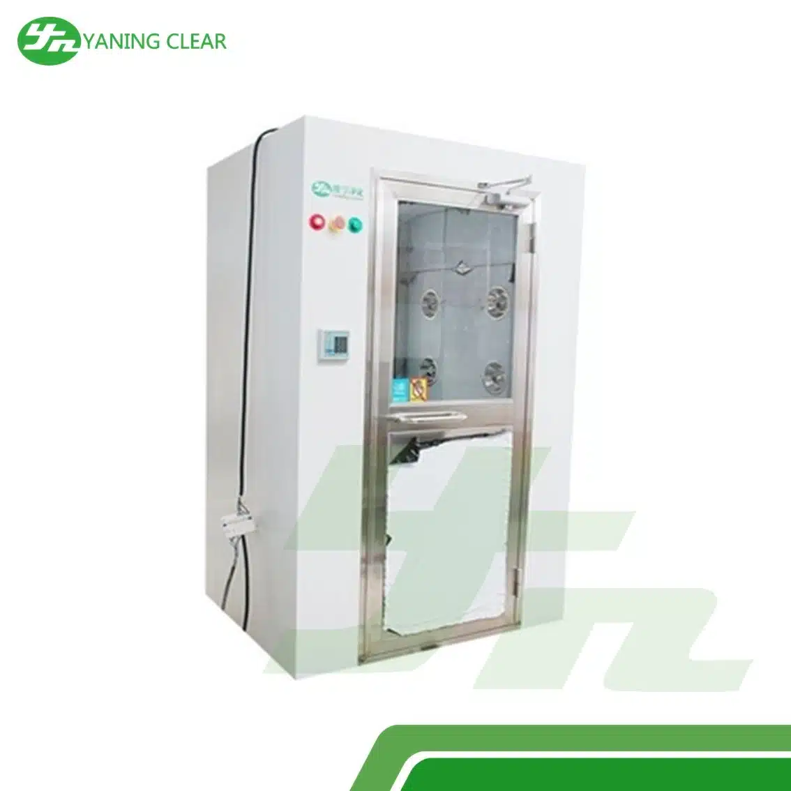 YANING Clean Room Equipment Air Shower Factory Supply Modular Intelligent Air Shower Room Stainless Steel Air Shower Nozzle (3) Air shower tunnel stainless steel sistem modular untuk ruang bersih