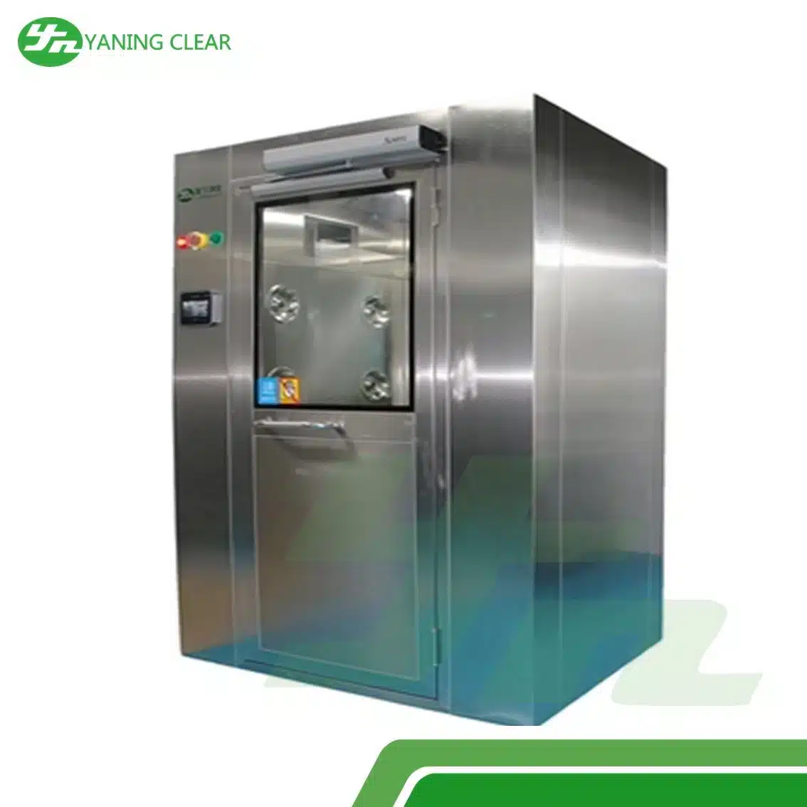 YANING Cleanroom GMP Air Shower with Face Recognition Interlock Door Air Cleaning (2)