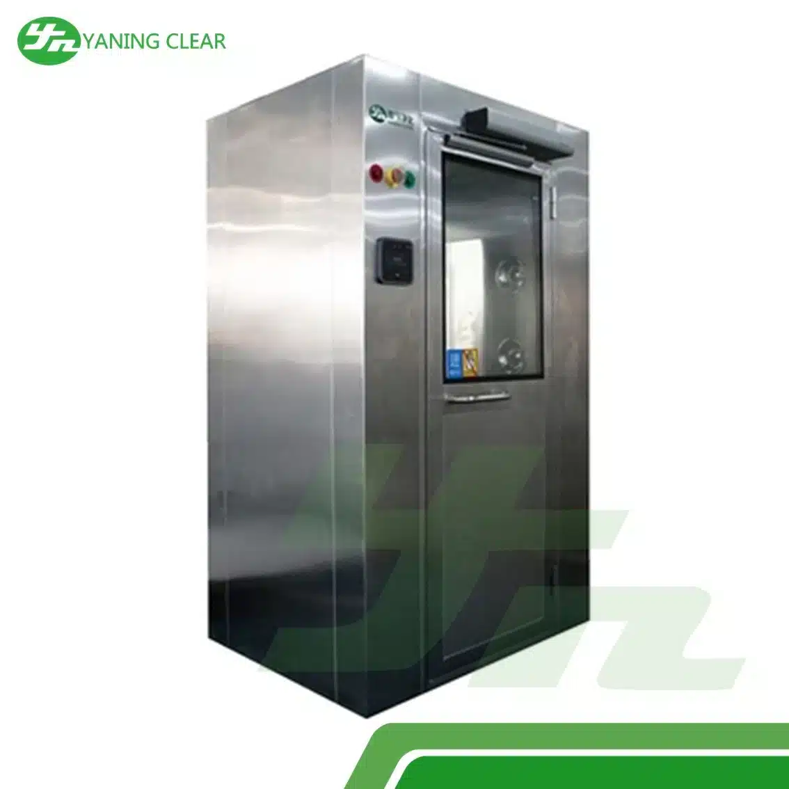 YANING Cleanroom GMP Air Shower with Face Recognition Interlock Door Air Cleaning (3)