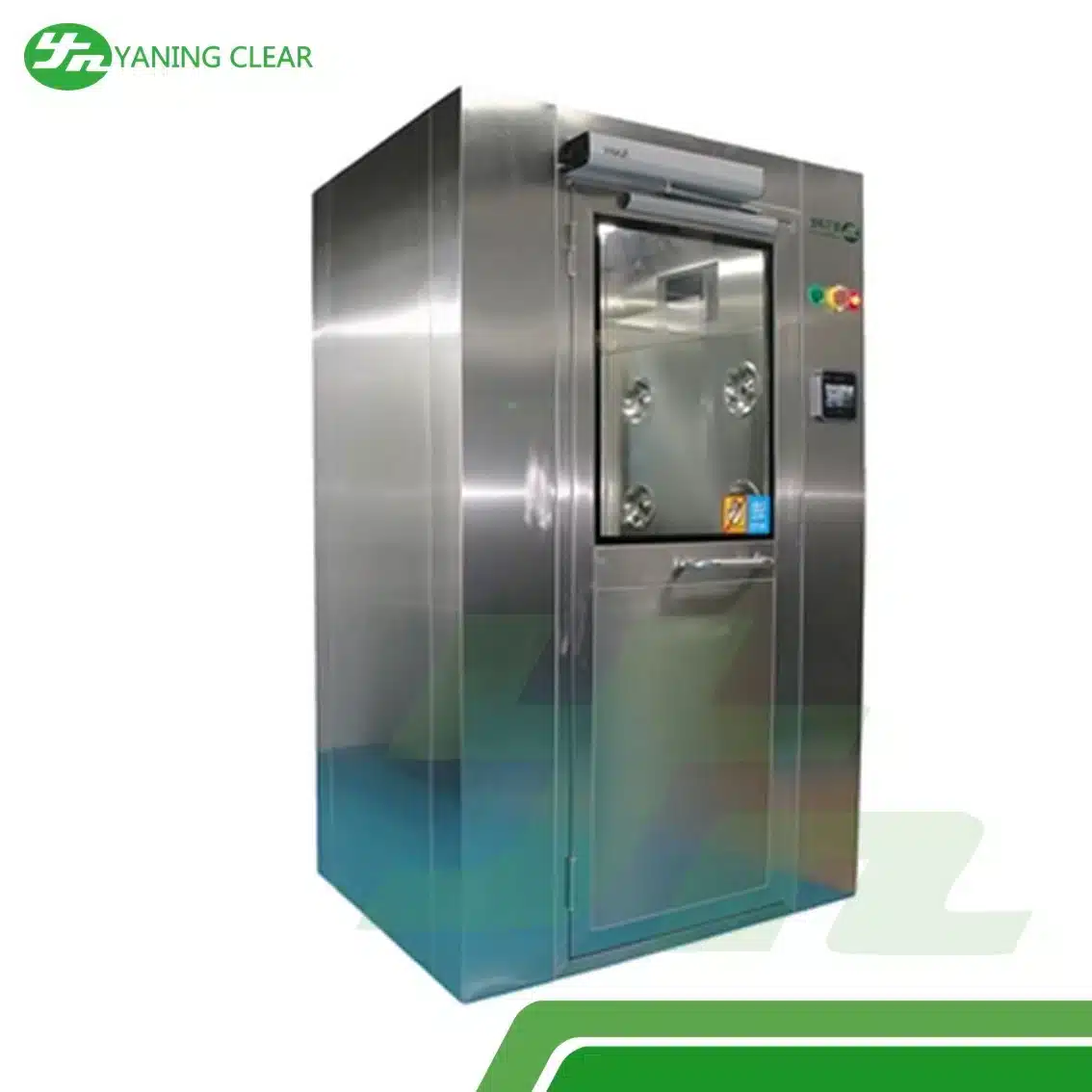 YANING Cleanroom GMP Air Shower with Face Recognition Interlock Door Air Cleaning (4)