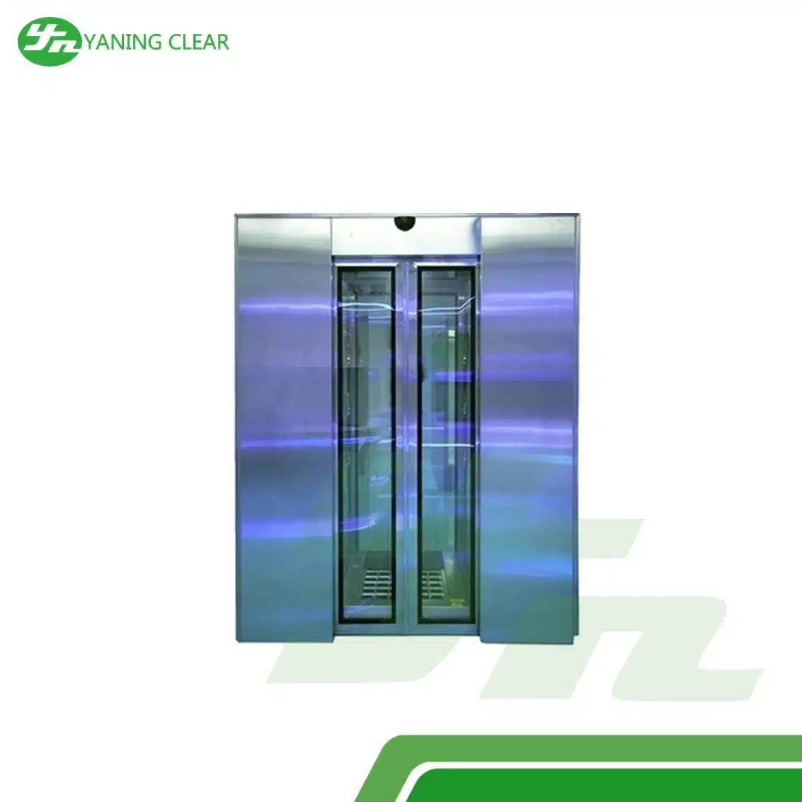 YANING Particulate Scrub Air Shower HEPA Filter Auto Sliding Door for Cleanroom Air shower berpintu geser otomatis untuk ruang bersih