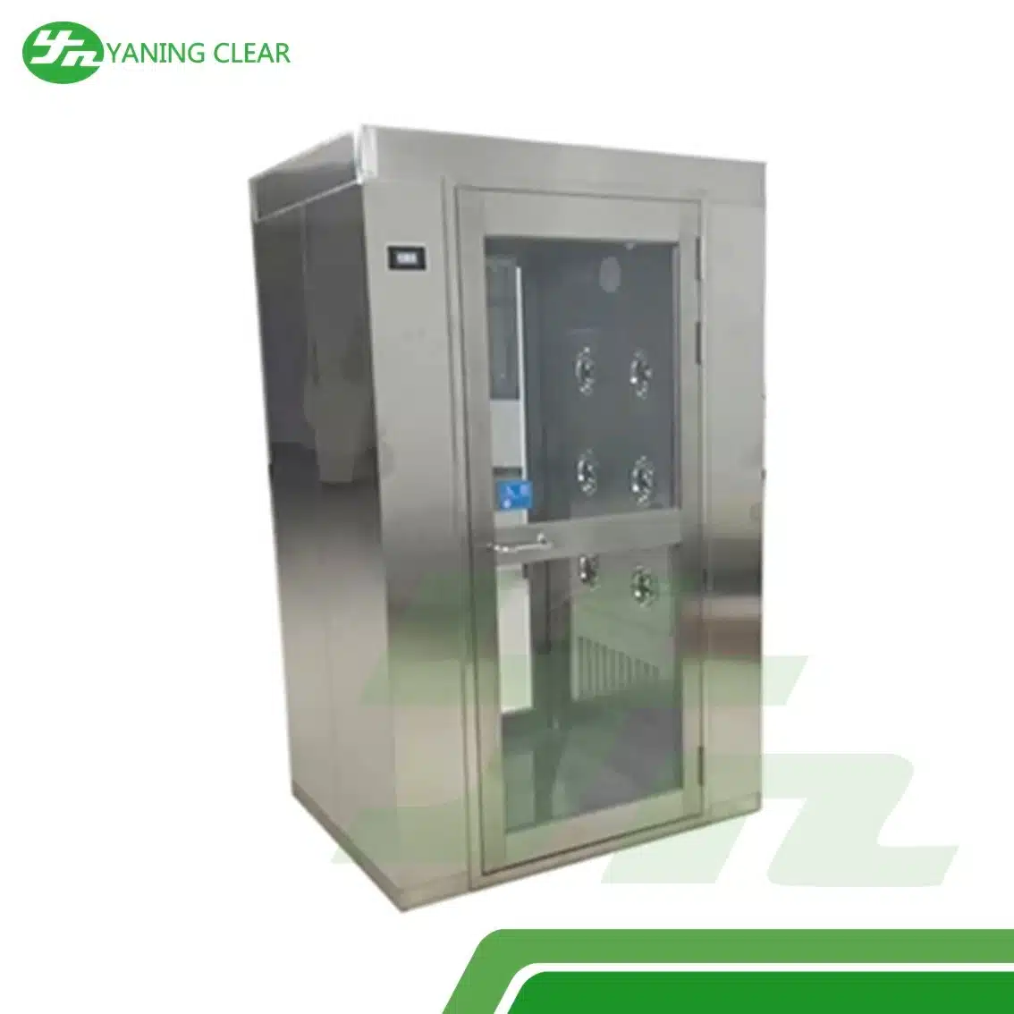 Yaning GMP Stainless Steel Cleanroom Air Shower with Air Velocity of 22-27mS and 380V50Hz Equipment Power Parameter (2)