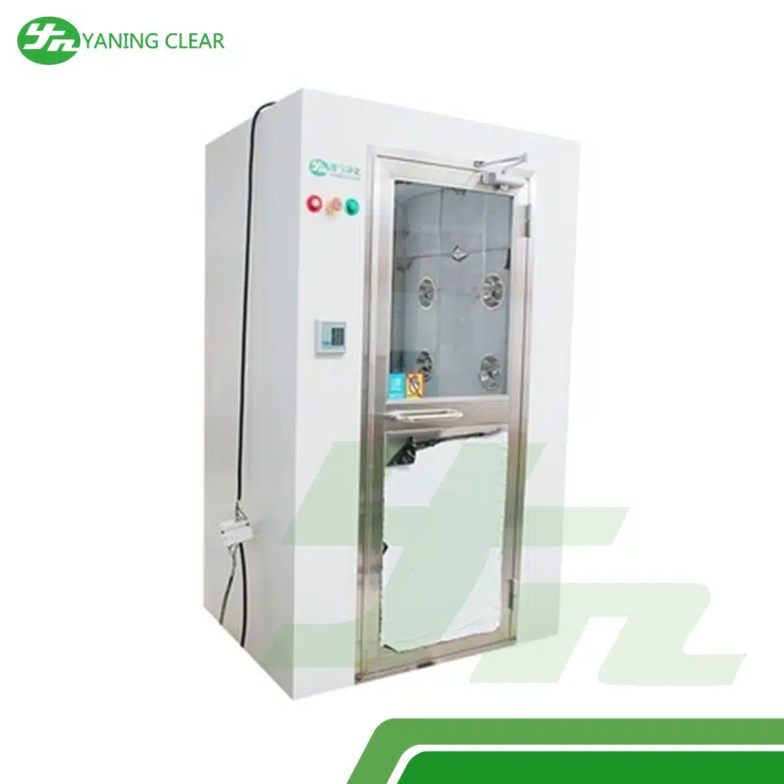 Yaning GMP Stainless Steel Cleanroom Air Shower with Air Velocity of 22-27mS and 380V50Hz Equipment Power Parameter (3)