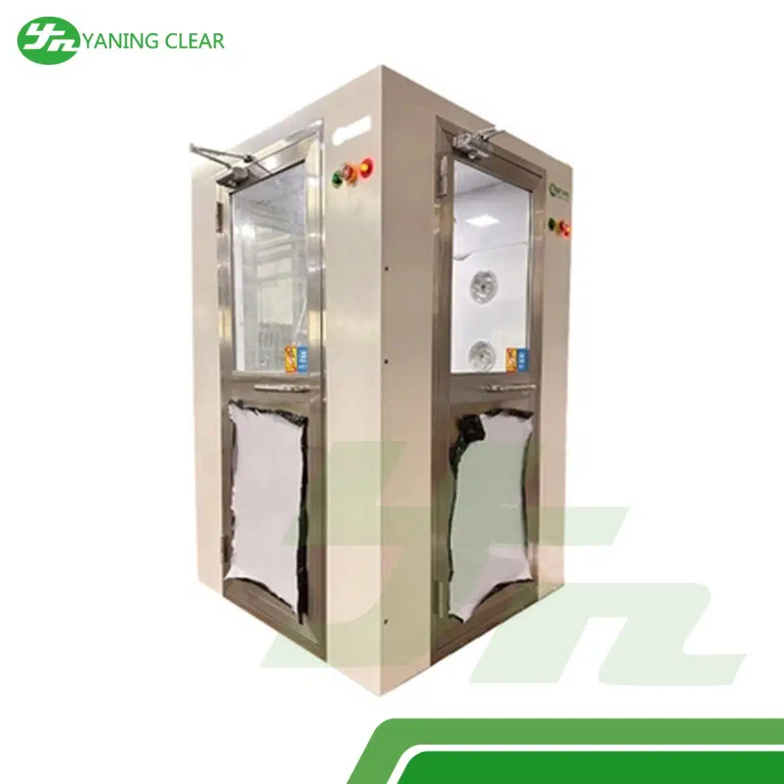 Yaning GMP Stainless Steel Cleanroom Air Shower with Air Velocity of 22-27mS and 380V50Hz Equipment Power Parameter (5)