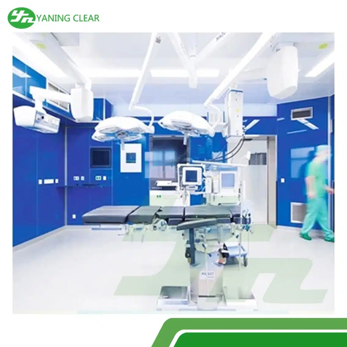 Customizable Operation Room Wall , Modular Cleanroom Wall Partitions For Hospital (3) faktor penting dalam surgical cleanroom