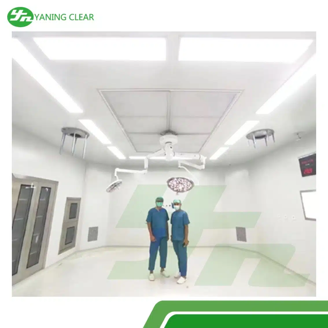 Customizable Operation Room Wall , Modular Cleanroom Wall Partitions For Hospital (4)