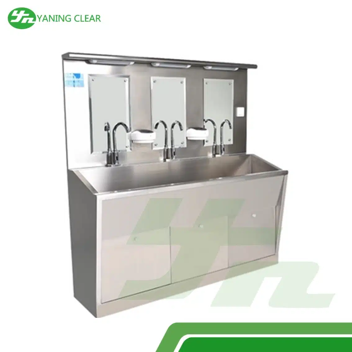 Customized Medical Stainless Steel Scrub Sink Wash Basin for Commercial and Residential (1) Scrub sink cuci tangan stainless steel ukuran custom untuk rumah sakit