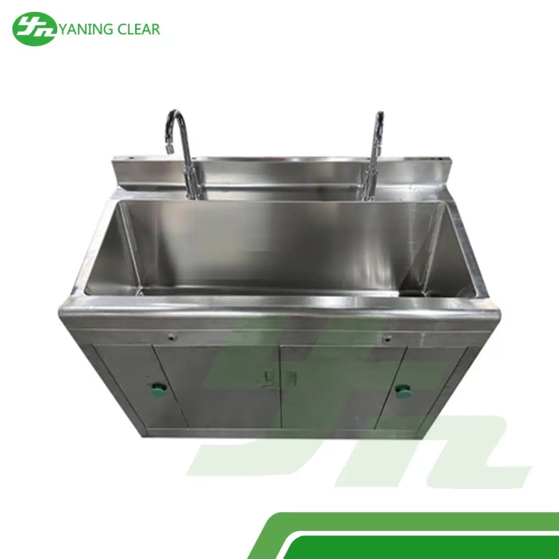 Dental Furniture Single Person 550550850mm Washing Hand Sink Industrial Stainless Steel Sink (2)