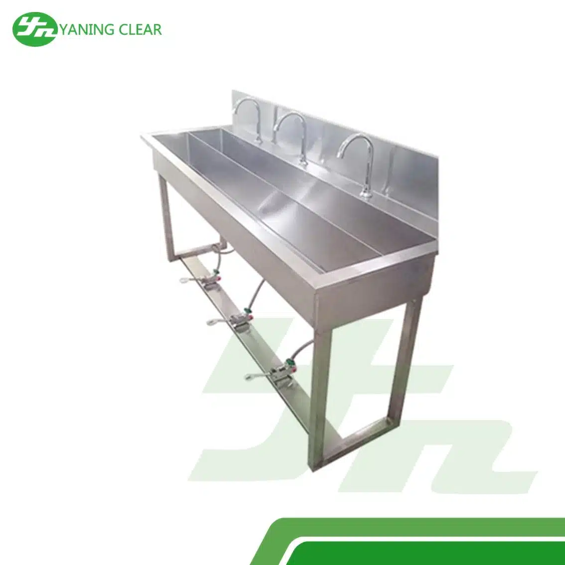 Foot Operated Stainless Steel Hand Wash Basin Sink For Laboratory Operating Theatre (1)