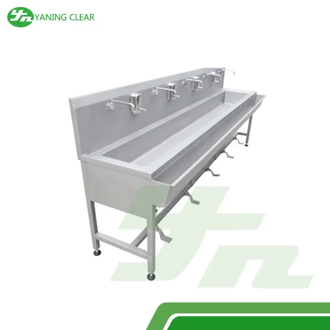 Foot Operated Stainless Steel Hand Wash Basin Sink For Laboratory Operating Theatre (2) Ruang operasi modular stainless steel untuk rumah sakit