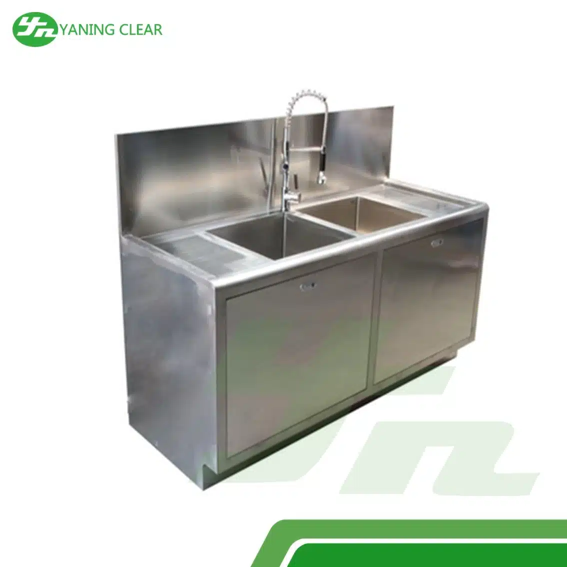 GMP Standard Hosiptal Stainless Steel Scrub Sink Fully Automatic Hand Washing Sink (2)