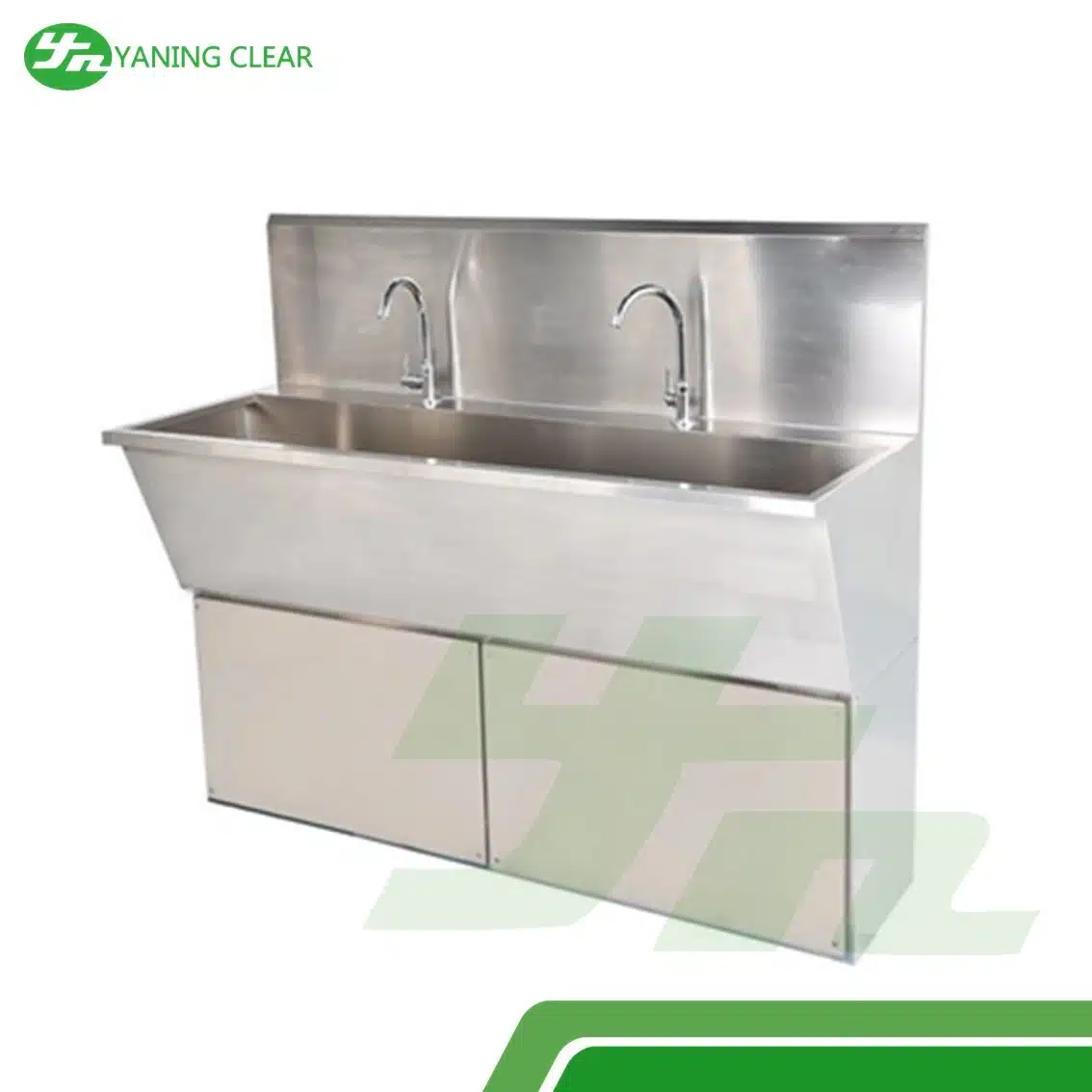 GMP Standard Hosiptal Stainless Steel Scrub Sink Fully Automatic Hand Washing Sink (4) Scrub sink cuci tangan stainless steel standar GMP