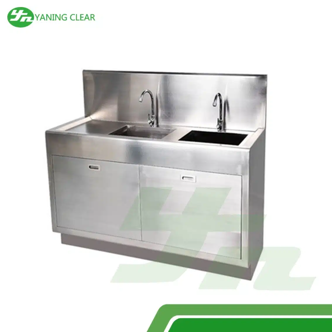GMP Standard Hosiptal Stainless Steel Scrub Sink Fully Automatic Hand Washing Sink (5)