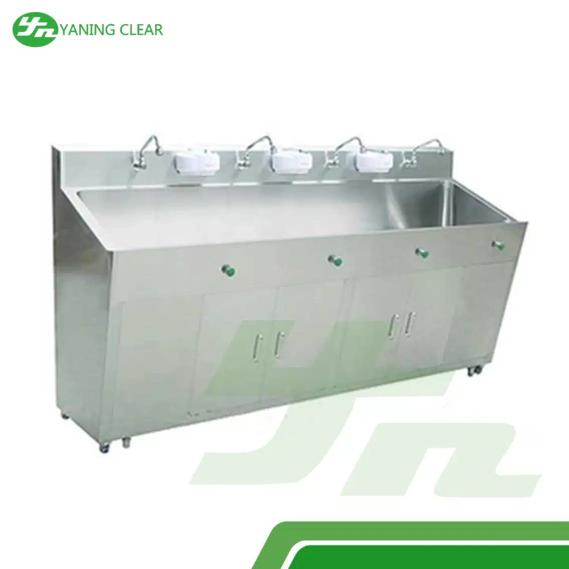 Hospital Furniture Infrared Sensing System Surgical Cleaning Disinfection Stainless Steel Sink With Faucet (2)