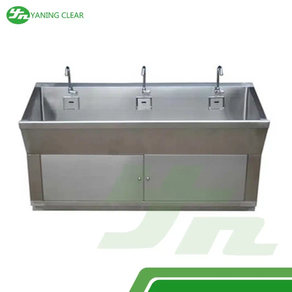 Hospital Furniture Infrared Sensing System Surgical Cleaning Disinfection Stainless Steel Sink With Faucet (4)