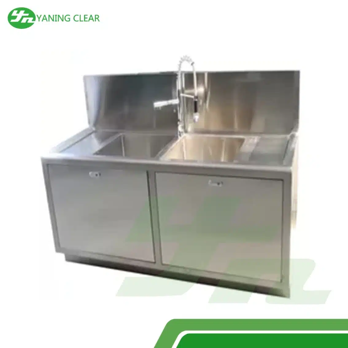 Hospital Stainless Steel Hand Wash Sinks 360 Degree Rotation And Stretchable Taps (2)