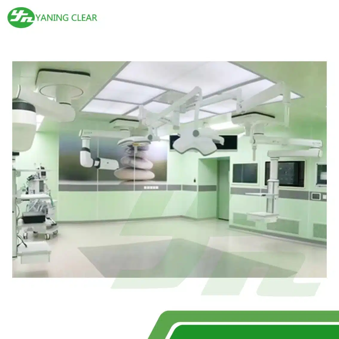 Quick Install Modular Operating Theater Wall Panel with Auto Hermetic Door 15002100mm 1set (1)