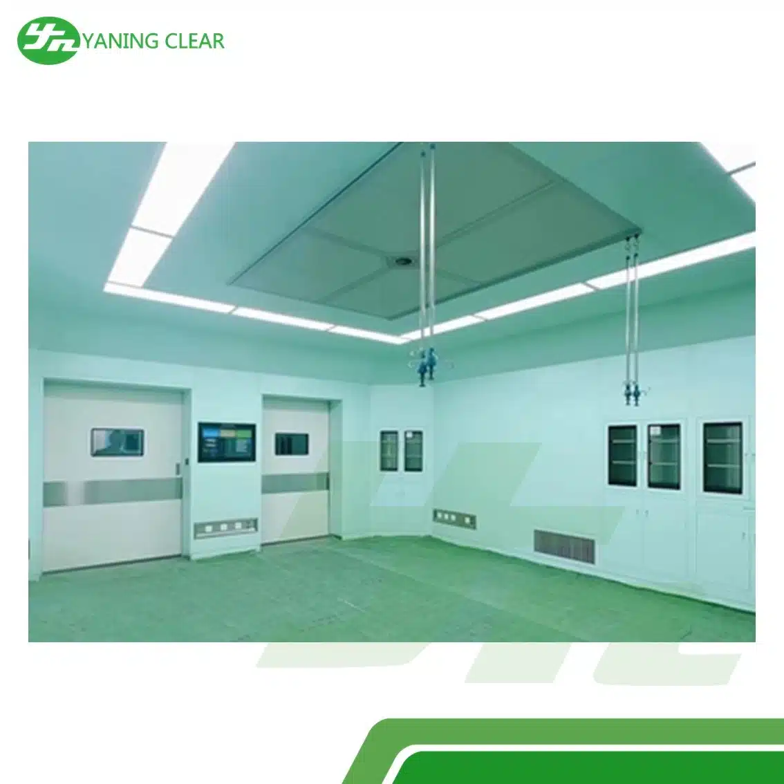 Quick Install Modular Operating Theater Wall Panel with Auto Hermetic Door 15002100mm 1set (2)