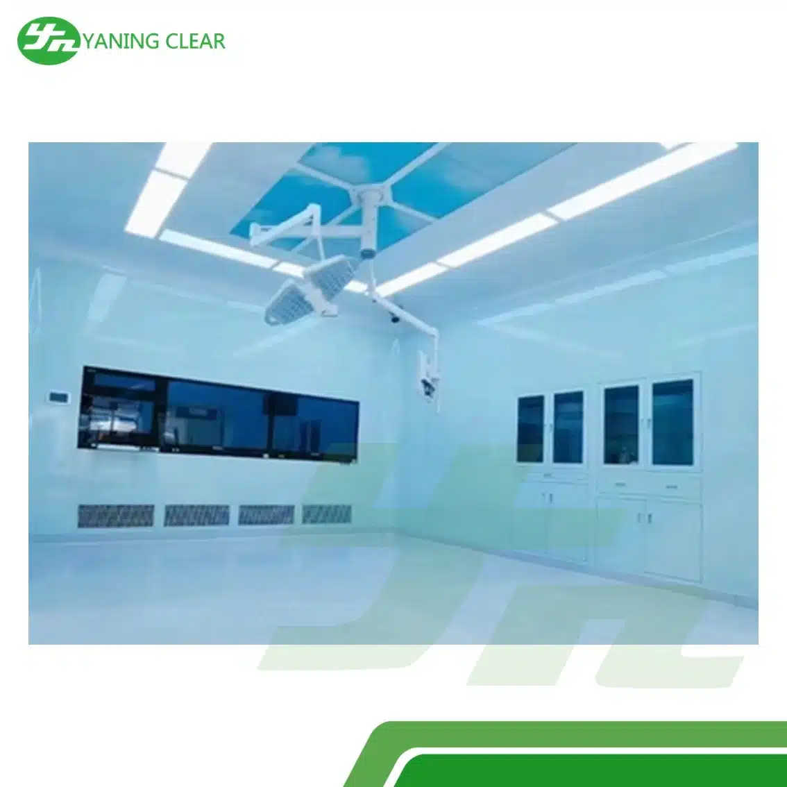 Quick Install Modular Operating Theater Wall Panel with Auto Hermetic Door 15002100mm 1set (4)