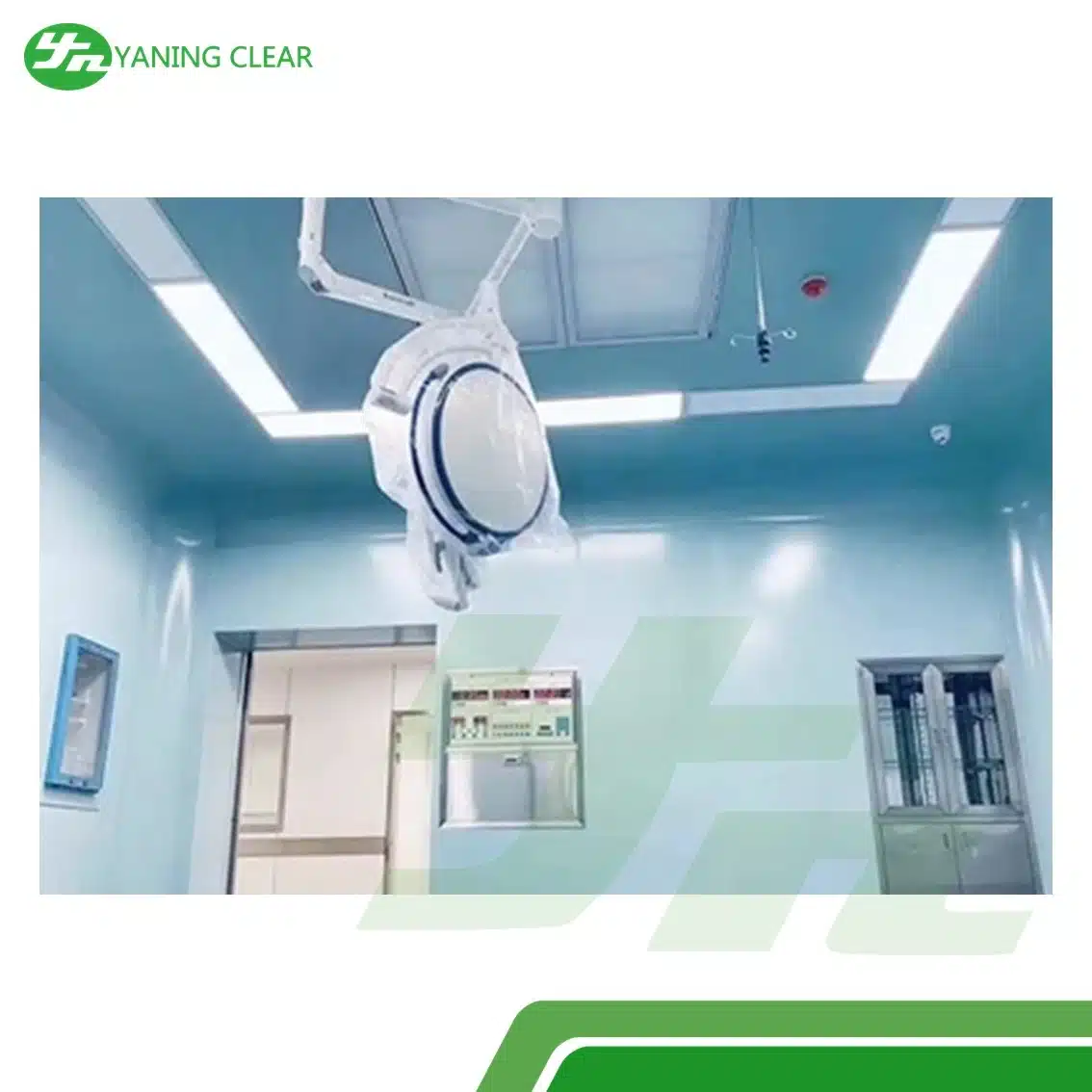 Quick Install Modular Operating Theater Wall Panel with Auto Hermetic Door 15002100mm 1set (6) Ruang operasi modular kedap udara untuk rumah sakit